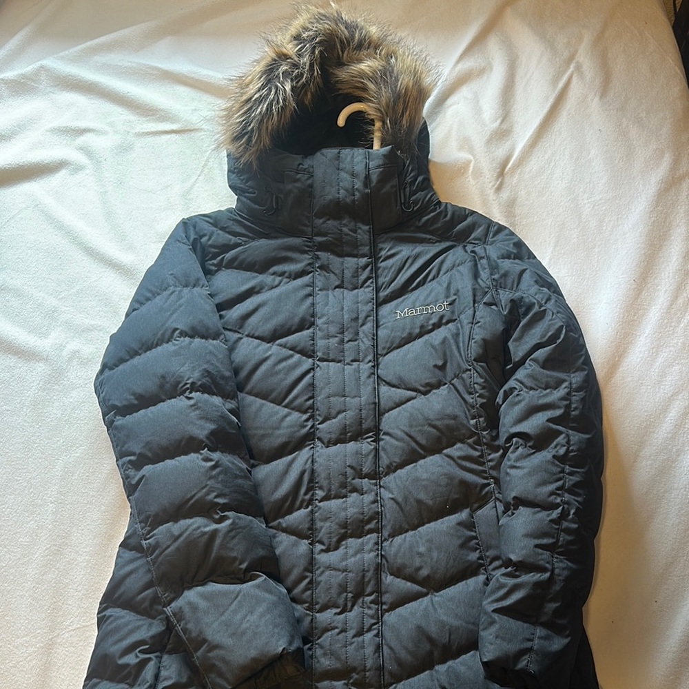 Black Quilted Puffer Jacket